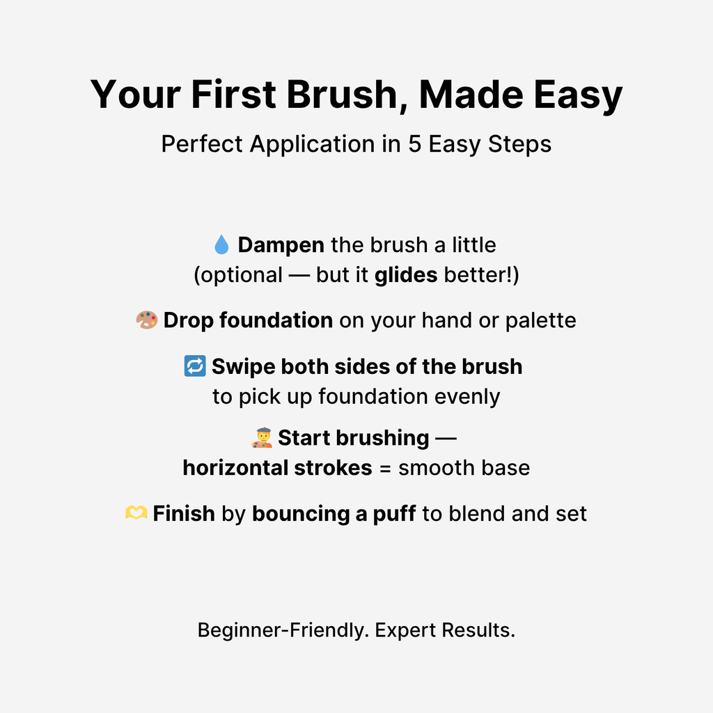 GLAIRIS EasyPro Seamless Finish Foundation Brush 101